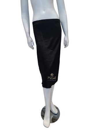 Slimit SLM2570 28" Black Slimit Nylon Anti Cling Half Slip myselflingerie.com